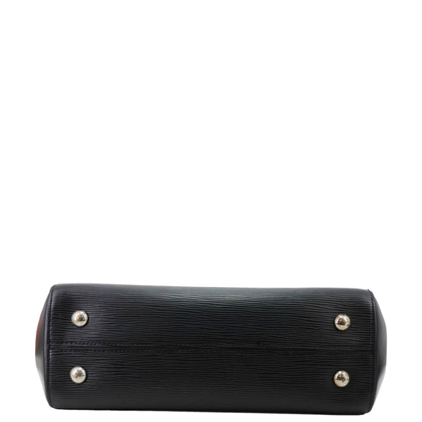 LOUIS VUITTON Cluny MM Epi Leather Top Handle Shoulder Bag Black