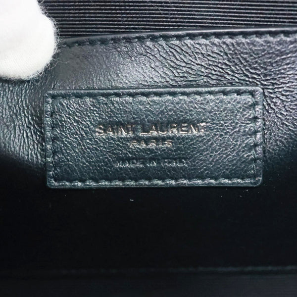 YVES SAINT LAURENT Kate Small Grain De Poudre Leather Crossbody Bag Black