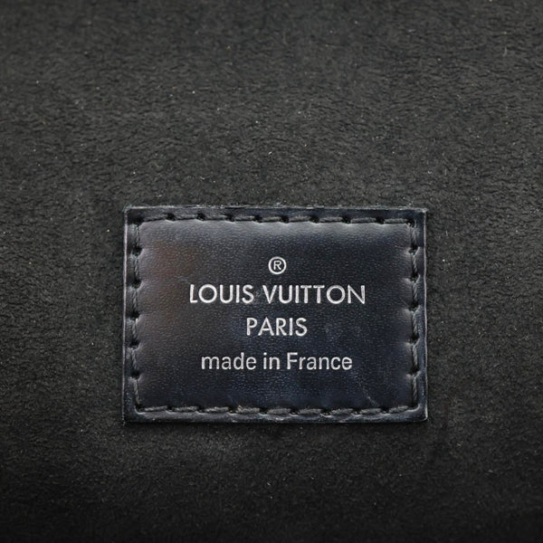 LOUIS VUITTON Cluny MM Epi Leather Top Handle Shoulder Bag Black