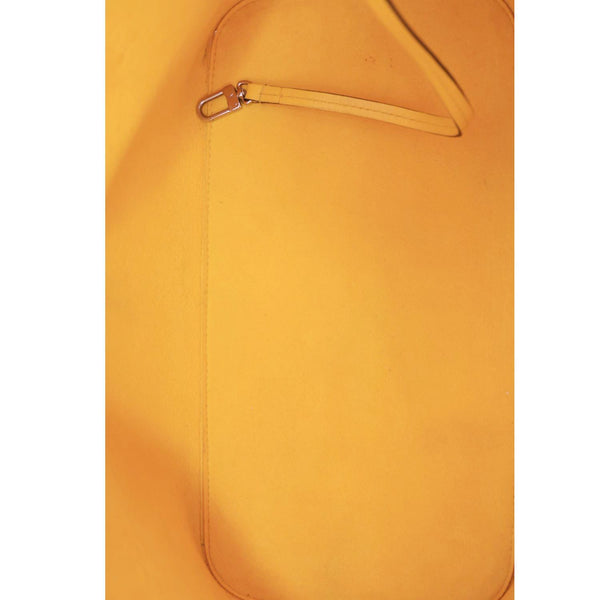 LOUIS VUITTON Neverfull MM Epi Leather Shoulder Bag Yellow