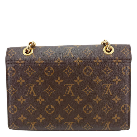 LOUIS VUITTON Victoire Monogram Canvas Shoulder Bag Cherry