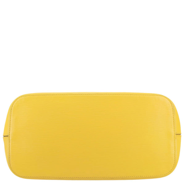 LOUIS VUITTON Neverfull MM Epi Leather Shoulder Bag Yellow