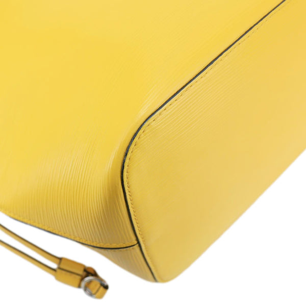 LOUIS VUITTON Neverfull MM Epi Leather Shoulder Bag Yellow