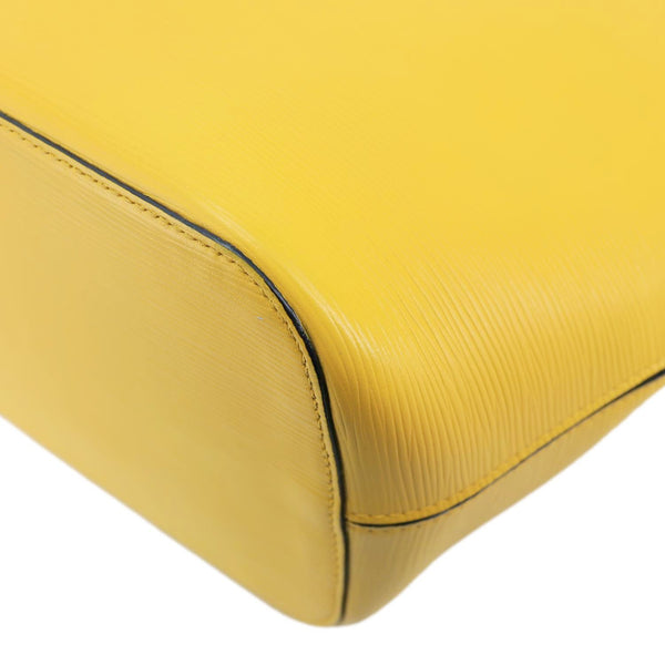 LOUIS VUITTON Neverfull MM Epi Leather Shoulder Bag Yellow