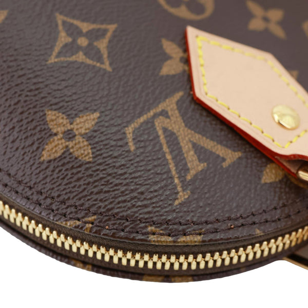 LOUIS VUITTON Alma BB Monogram Canvas Crossbody Bag Brown