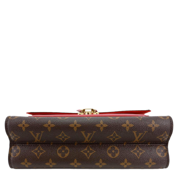 LOUIS VUITTON Victoire Monogram Canvas Shoulder Bag Cherry