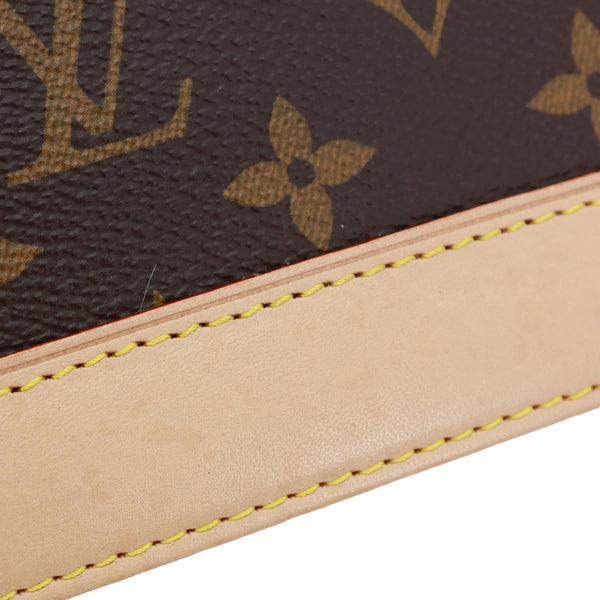 LOUIS VUITTON Alma BB Monogram Canvas Crossbody Bag Brown