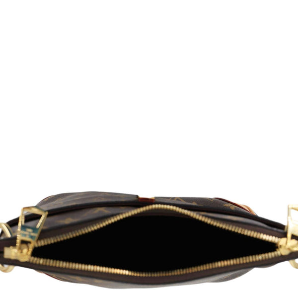 LOUIS VUITTON Odeon NM PM Monogram Canvas Shoulder Bag Brown