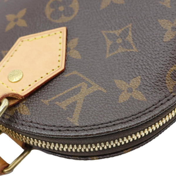 LOUIS VUITTON Alma BB Monogram Canvas Crossbody Bag Brown