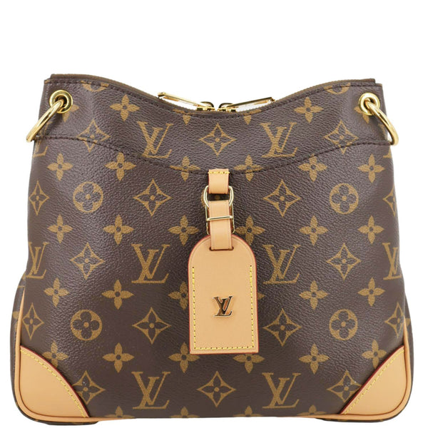 LOUIS VUITTON Odeon NM PM Monogram Canvas Shoulder Bag Brown