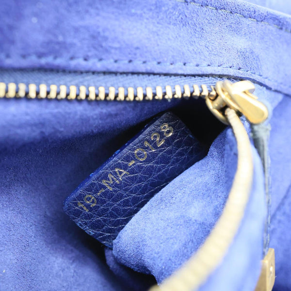 CHRISTIAN DIOR Dio(r)evolution Flap Calfskin Crossbody Bag Navy Blue
