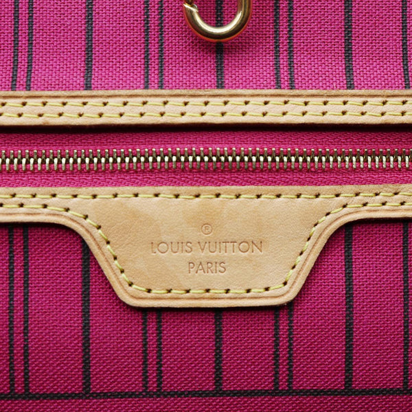 LOUIS VUITTON Neverfull GM Monogram Canvas Tote Bag Brown