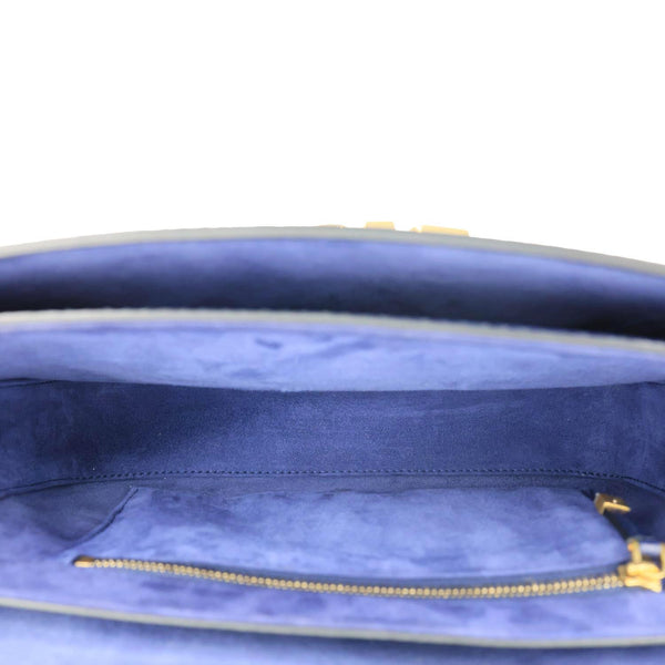 CHRISTIAN DIOR Dio(r)evolution Flap Calfskin Crossbody Bag Navy Blue
