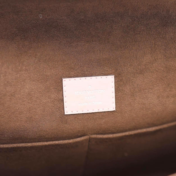 LOUIS VUITTON Cluny MM Epi Leather Top Handle Crossbody Bag Rose Ballerine