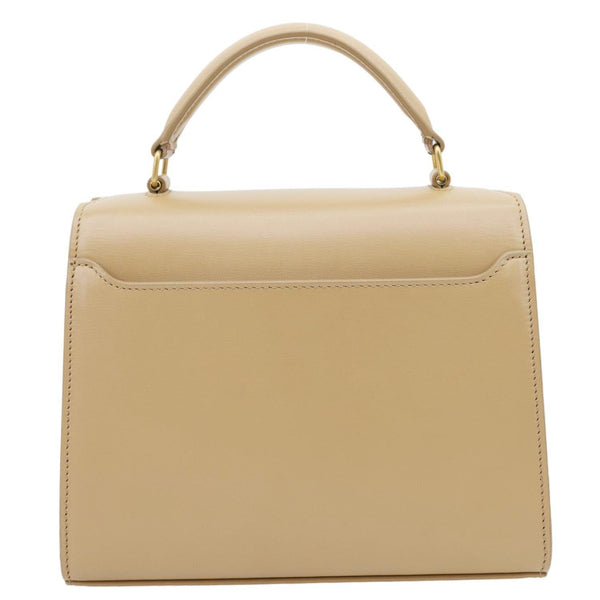 YVES SAINT LAURENT Cassandra Mini Leather Shoulder Bag Beige