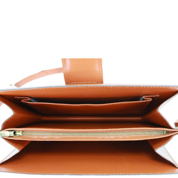 LOUIS VUITTON Capucine Vintage Epi Leather Shoulder Bag Orange