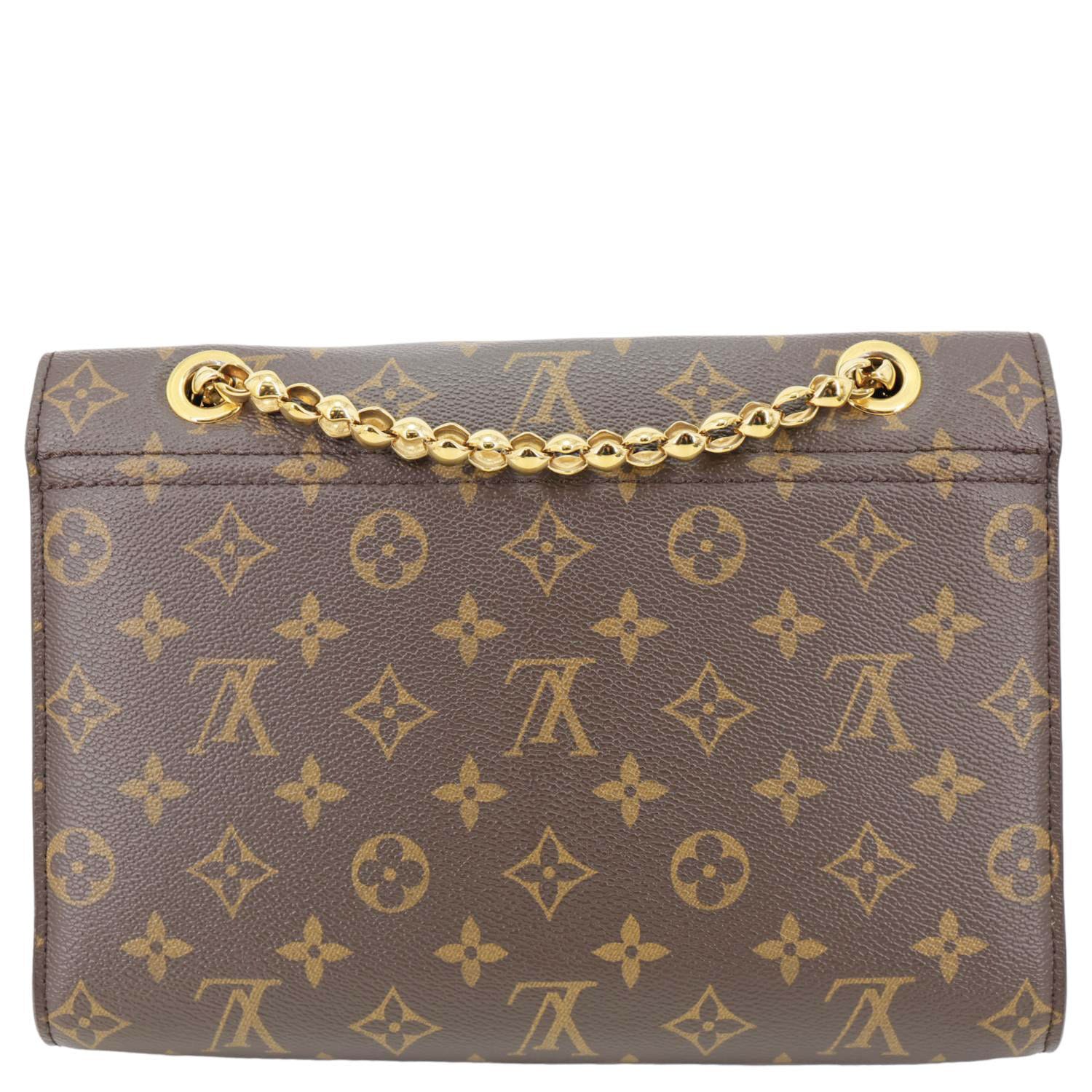 LOUIS VUITTON Victoire Monogram Canvas Shoulder Crossbody Bag Black