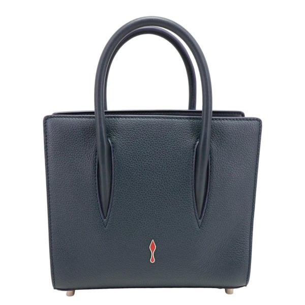 CHRISTIAN LOUBOUTIN Paloma Mini Embellished Leather Top Handle Crossbody Bag Navy Blue