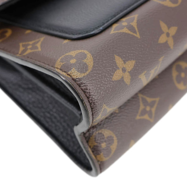 LOUIS VUITTON Victoire Monogram Canvas Shoulder Crossbody Bag Black