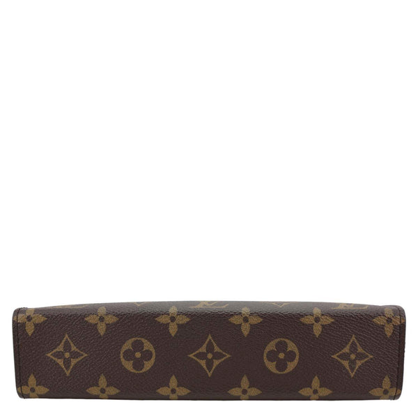 LOUIS VUITTON Gaston Wearable Monogram Macassar Canvas Wallet Crossbody Bag Brown