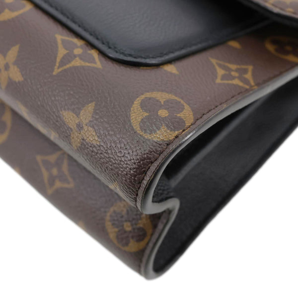 LOUIS VUITTON Victoire Monogram Canvas Shoulder Crossbody Bag Black