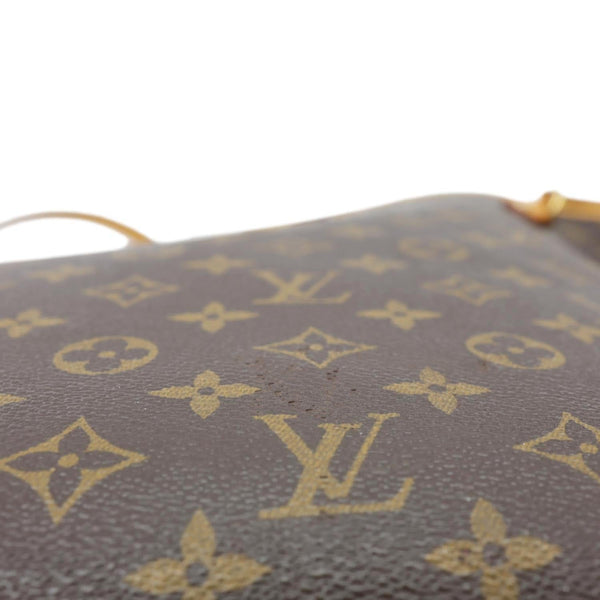 LOUIS VUITTON Neverfull GM Monogram Canvas Tote Bag Brown