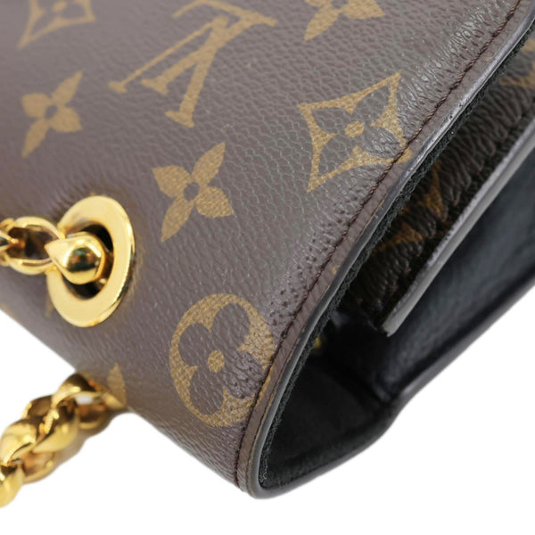 LOUIS VUITTON Victoire Monogram Canvas Shoulder Crossbody Bag Black