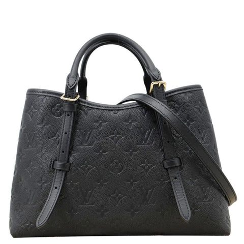 LOUIS VUITTON Babylone PM Monogram Empreinte Leather Tote Bag Black