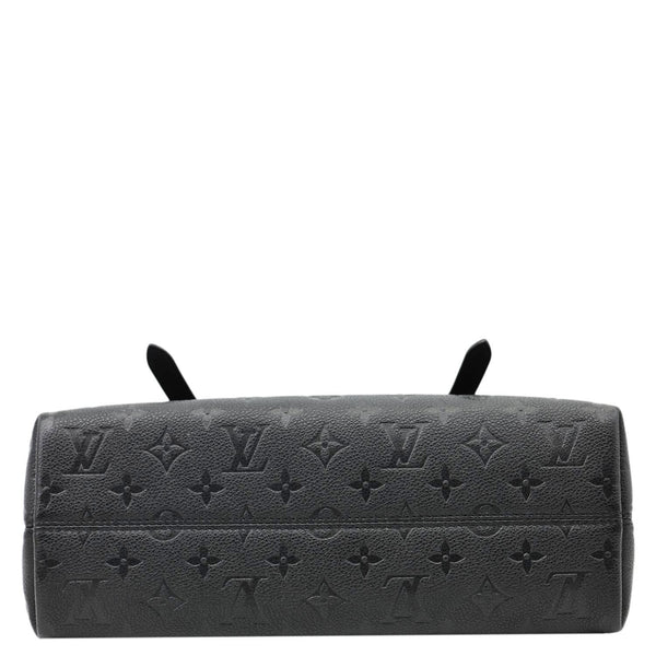 LOUIS VUITTON Babylone PM Monogram Empreinte Leather Tote Bag Black