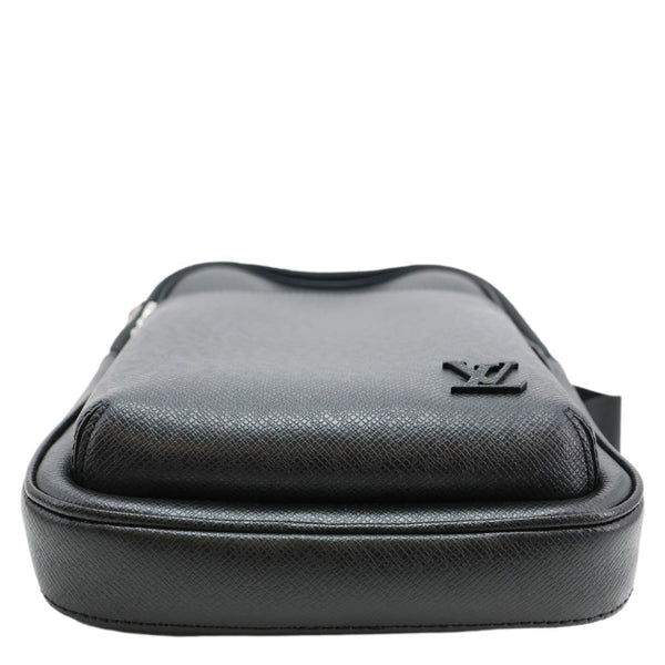 LOUIS VUITTON Avenue Sling Taiga Leather Backpack Black