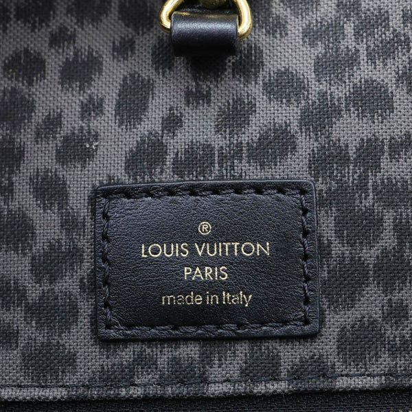LOUIS VUITTON Onthego GM Wild At Heart Monogram Giant Canvas Tote Bag Black