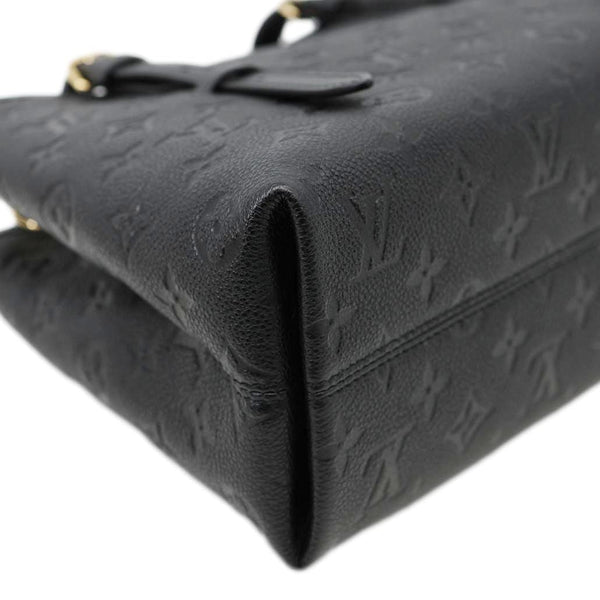LOUIS VUITTON Babylone PM Monogram Empreinte Leather Tote Bag Black