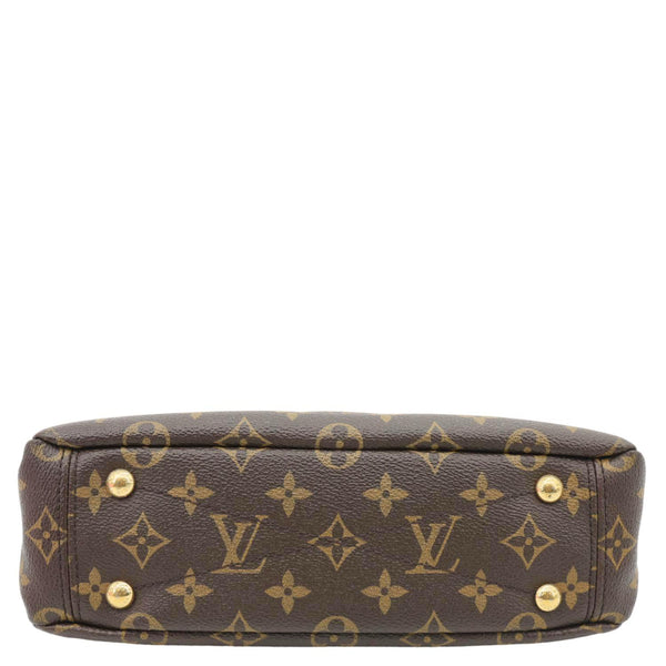 LOUIS VUITTON Pallas BB Monogram Canvas Shoulder Bag Brown