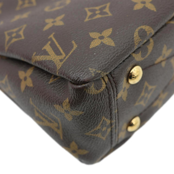 LOUIS VUITTON Pallas BB Monogram Canvas Shoulder Bag Brown