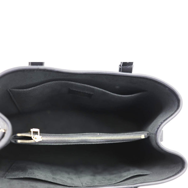 LOUIS VUITTON Babylone PM Monogram Empreinte Leather Tote Bag Black