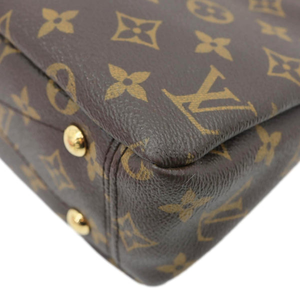 LOUIS VUITTON Pallas BB Monogram Canvas Shoulder Bag Brown
