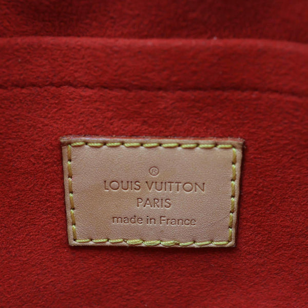LOUIS VUITTON Pallas BB Monogram Canvas Shoulder Bag Brown