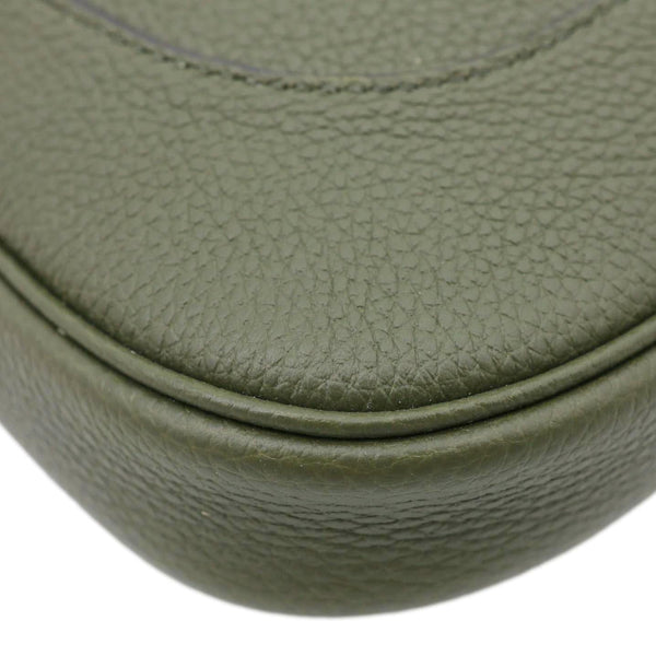 GUCCI Jackie 1961 Medium Leather Shoulder Bag Forest Green 810232