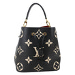 LOUIS VUITTON NeoNoe MM Monogram Empreinte Tote Bag Black Bicolor