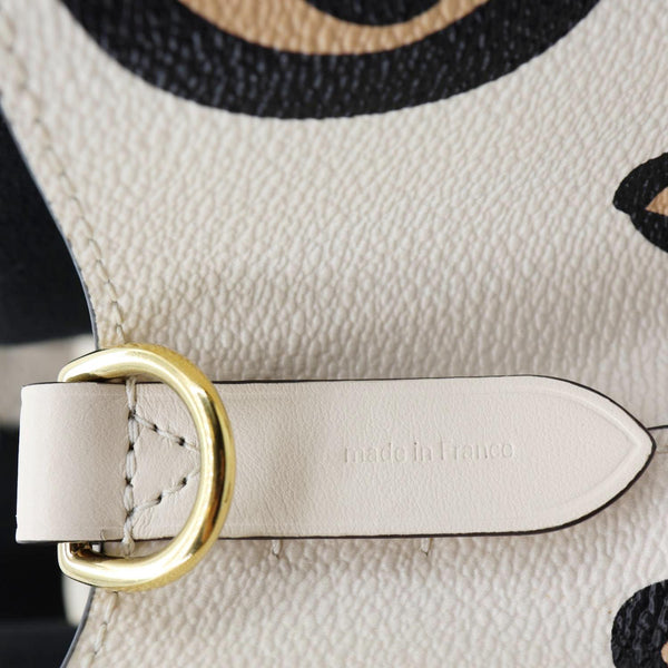 LOUIS VUITTON NeoNoe MM Wild At Heart Monogram Canvas Shoulder Bag Cream