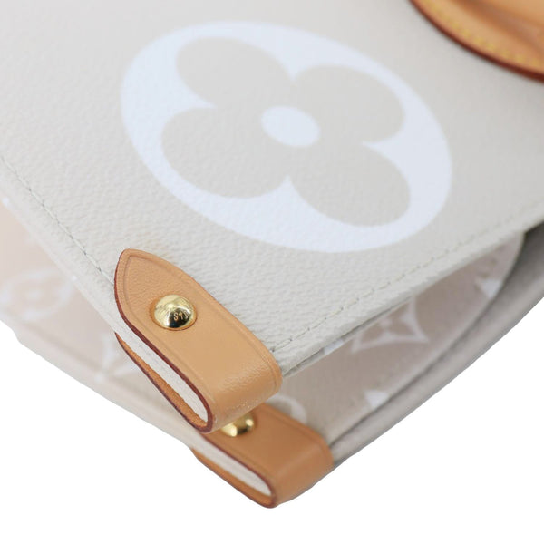 LOUIS VUITTON OnTheGo GM By The Pool Monogram Giant Canvas Tote Bag Peach