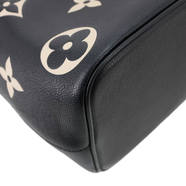 LOUIS VUITTON NeoNoe MM Monogram Empreinte Tote Bag Black Bicolor