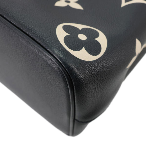 LOUIS VUITTON NeoNoe MM Monogram Empreinte Tote Bag Black Bicolor