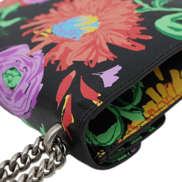 GUCCI X KEN SCOTT Dionysus Small Calfskin Floral Print Crossbody Bag Multicolor 421970