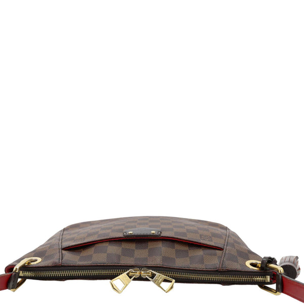 LOUIS VUITTON South Bank Besace Damier Ebene Crossbody Bag Brown