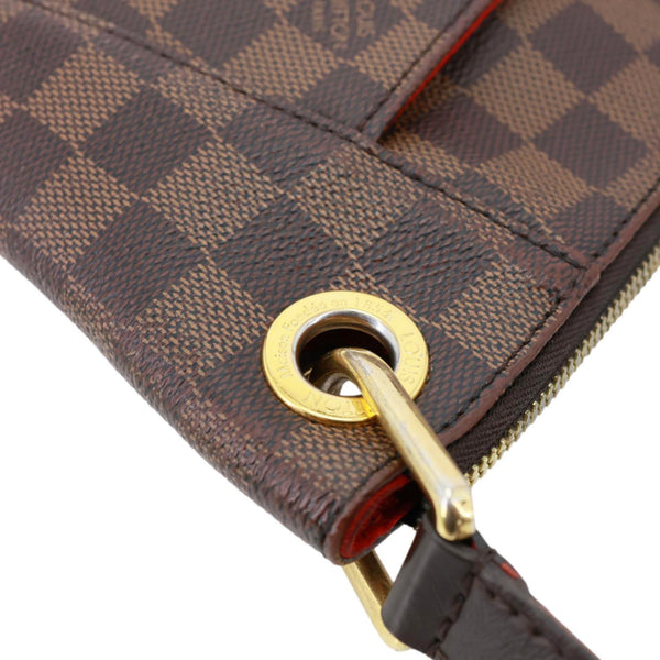 LOUIS VUITTON South Bank Besace Damier Ebene Crossbody Bag Brown