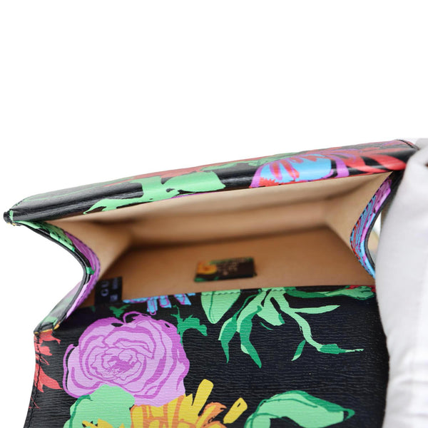 GUCCI X KEN SCOTT Dionysus Small Calfskin Floral Print Crossbody Bag Multicolor 421970