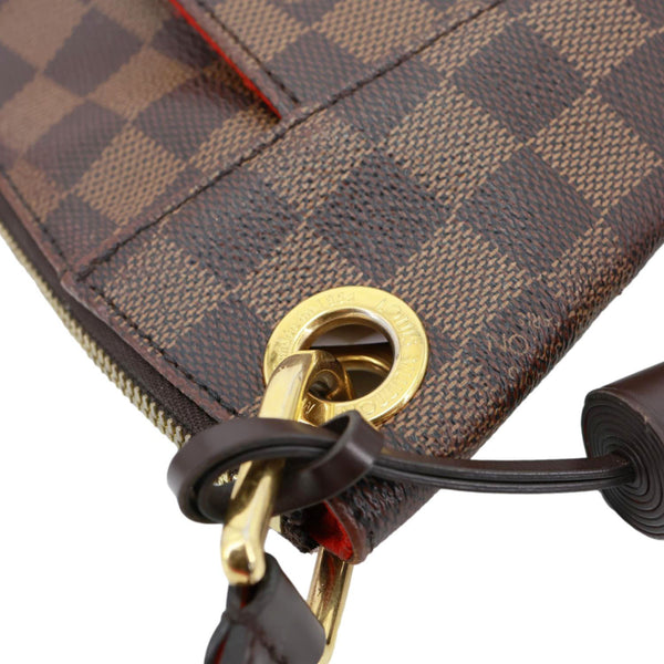 LOUIS VUITTON South Bank Besace Damier Ebene Crossbody Bag Brown