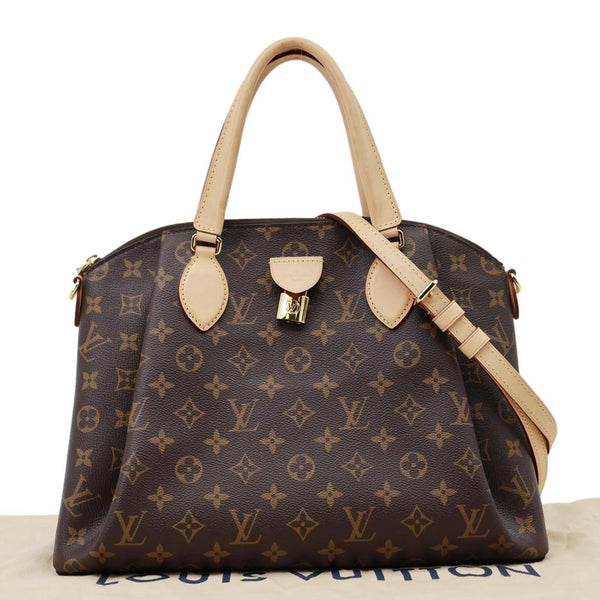 LOUIS VUITTON Rivoli MM Monogram Canvas Shoulder Bag Brown