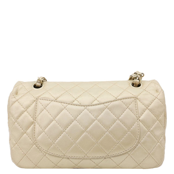 CHANEL Precious Jewel Single Flap Jumbo Leather Shoulder Bag Gold